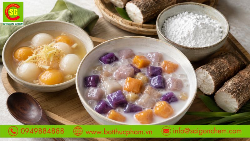 m&oacute;n ăn từ tinh bột khoai m&igrave;